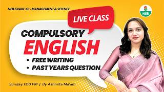 NEB Class 12 English Free Writing and PYQ's in One Live Session with Ashmita Ma’am || Today 1:00 PM screenshot 2