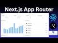 Build a Dashboard App with Next.js v15 | Step-by-Step Next.js App Router Tutorial