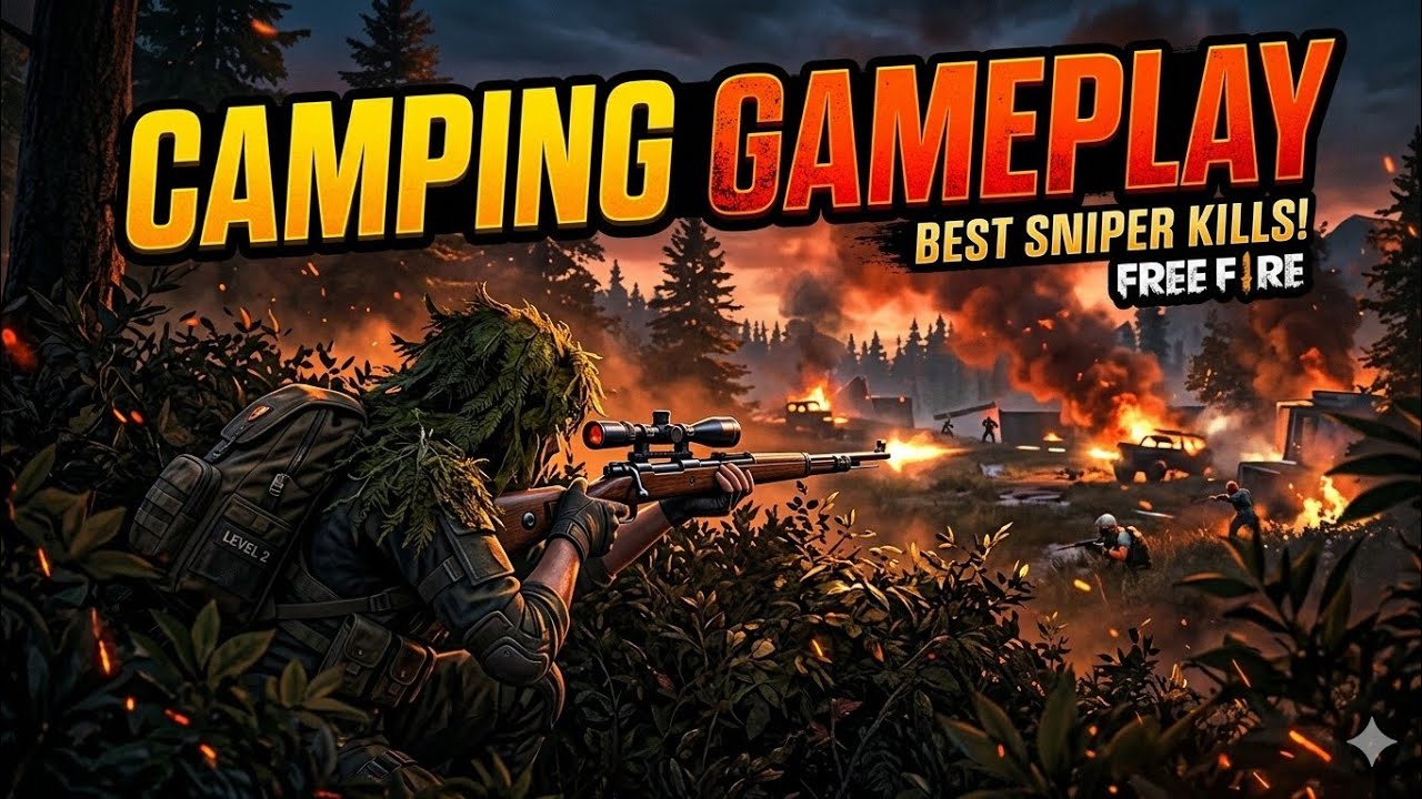 No Rush Only Camping #freefiregameplay #indiakabattleroyale #gaming #ffmax 