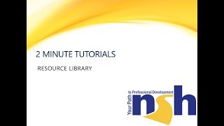 2 Minute Tutorial: The Resource Library on The Block