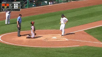 SF@PIT: Jaso smacks a solo homer to right field