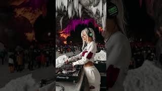 🌌 polar lights dj | edm heavy bass ice dome 🎧❄️ #dj #edm #bassmix #aurora #icedome