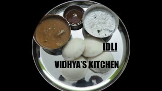 IDLI ||English subtitles  || Vidhya's Kitchen