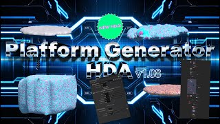 Platform Generator HDA - Procedural Game Assets for Houdini