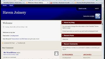 An Introduction To Wordpress Flexibility Theme - Part  4