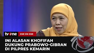 Khofifah Ungkap Mengapa Dirinya Mendukung Paslon Prabowo-Gibran di Pilpres 2024 | One on One tvOne