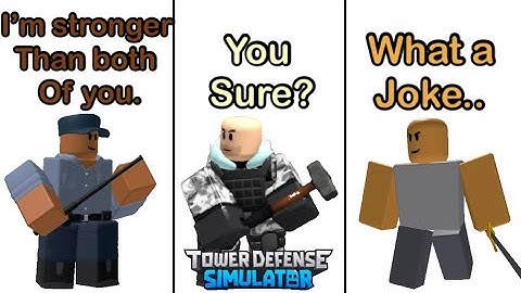 Warden Vs Sledger Vs Gladiator.. (TDS Meme?..)