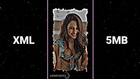 Paro X Kangana Xml File 😌 || Alight Motion Presets Xml 🖤