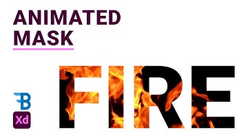 Design, Prototype, and Animate Text Masks in Adobe Xd | Blue Fin Design