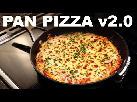Video: Fast Pizza In A Frying Pan