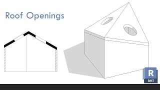 Roof Openings in Revit - Opening By Face and Vertical
