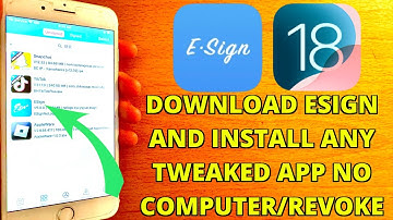 How To Download Esign and Sideload Apps iOS 18 NO Computer/Revoke! Install IPA Files on iPhone!