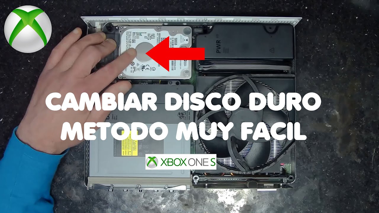 Contracción fractura Levántate CAMBIAR DISCO DURO XBOX ONE S METODO FACIL - YouTube