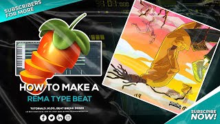 [FREE FLP] How To Make Rema Type Beat | Rema - Corny Instrumental In Fl Studio 20