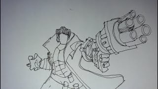 Belajar Cara Menggambar Roger Mobile Legend