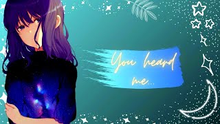 Nightcore - You Heard Me || Heather Sommer || New song || Lyrics