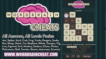 WordBrain Lion 13 Cheats | WordBrain Cheats | Lion 13 Answer