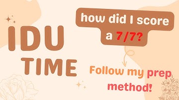 How I Prepared for the MYP IDU Examination (and scored 7/7!)