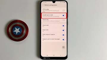 How to enable/disable Double tap to wake on Samsung A50 Android 10