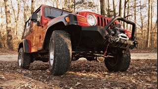 Found Something Hidden In My Red 1997 Jeep Wrangler TJ! Full Walk-Around