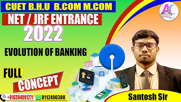 EVALUATION OF BANK || BANKING || BY SANTOSH SIR #cuet2022 #BHUBCOM2022 #BHUMCOM2022