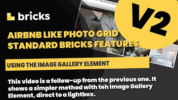 Bricks Builder: Airbnb-stijl fotoraster, vereenvoudigd