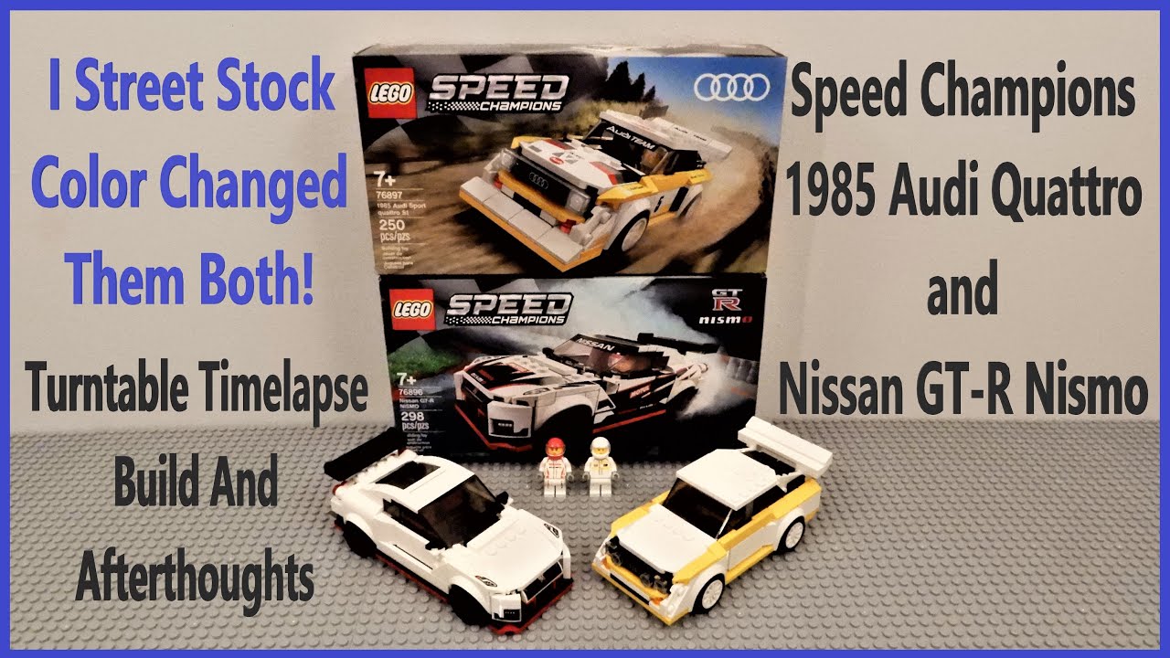 Lego Nissan Nismo GT-R & 1985 Audi Sport Quattro S1 Speed