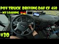 POV TRUCK DRIVING DAF CF 450 #30 I PALLET LOADING IN GERMANY