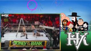 John Cena vs Big Show vs Chris Jericho vs Kane vs The Miz   WWE Money In The Bank Full Match