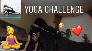 COUPLES ?‍️YOGA CHALLENGE MUST WATCH!!