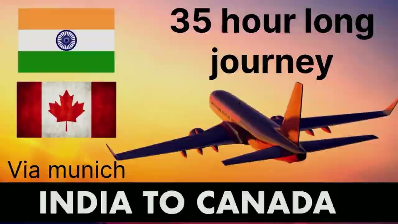 INDIA TO CANADA VIA MUNICH TRAVEL VLOG 2023 ( 35 HOURS LONG JOURNEY)