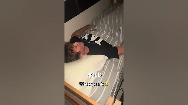 Epic Water Prank on Sleeping Friend! #Prank #Friend #shorts