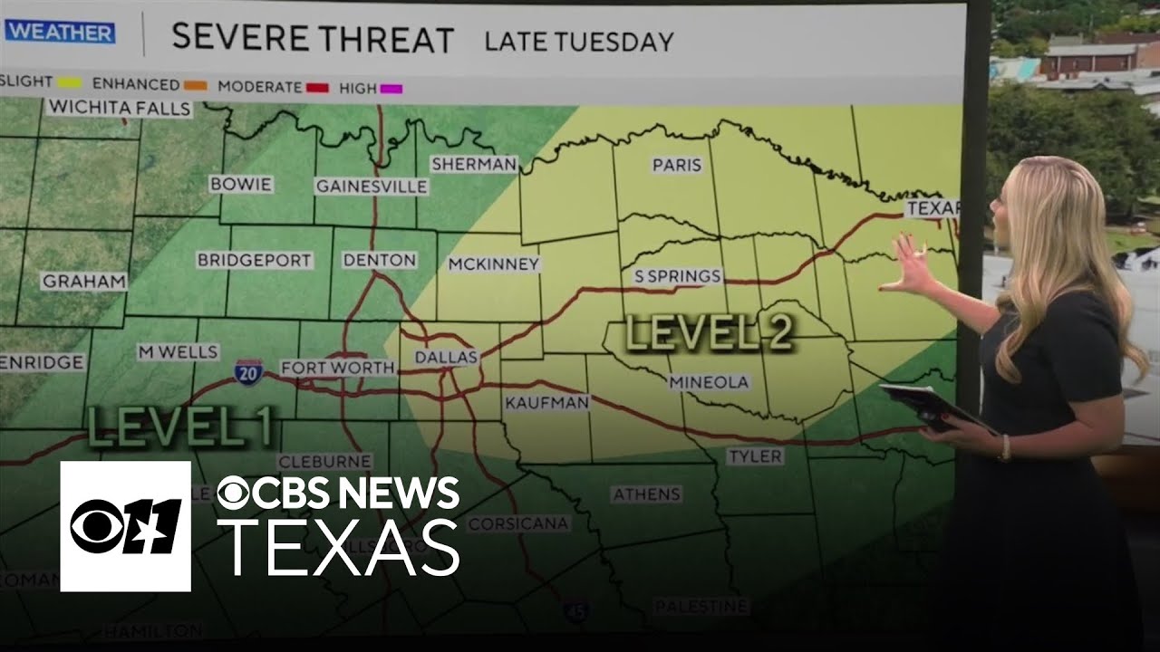 Chance for severe weather, including large hail, returns to North Texas ...