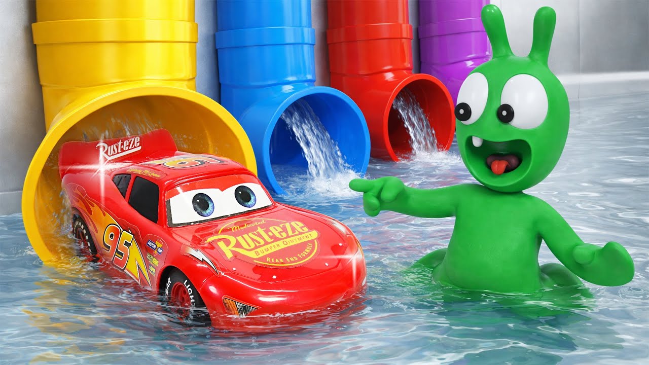 Pea Pea Explores the Magical Colorful Water Pipes — What’s Hidden Inside!