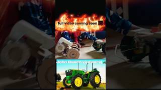 swaraj vs John Deere tractor 🚜 ✅ bk dhiwar ji #shortvideo #swaraj855 #johndeere #trendingreels