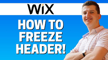 How To Freeze Header In Wix 2020