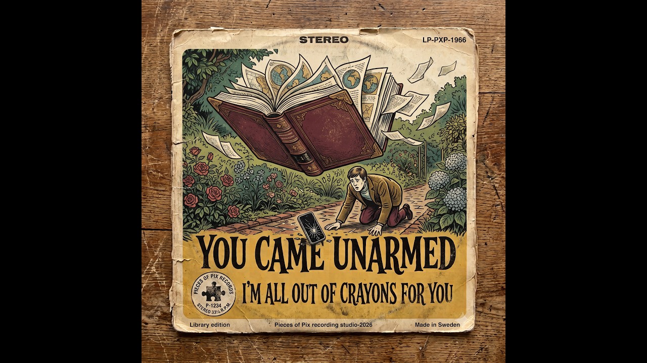 Watch You came unarmed (I'm all out of crayons for you) on YouTube Watch You came unarmed (I'm all out of crayons for you) on YouTube
