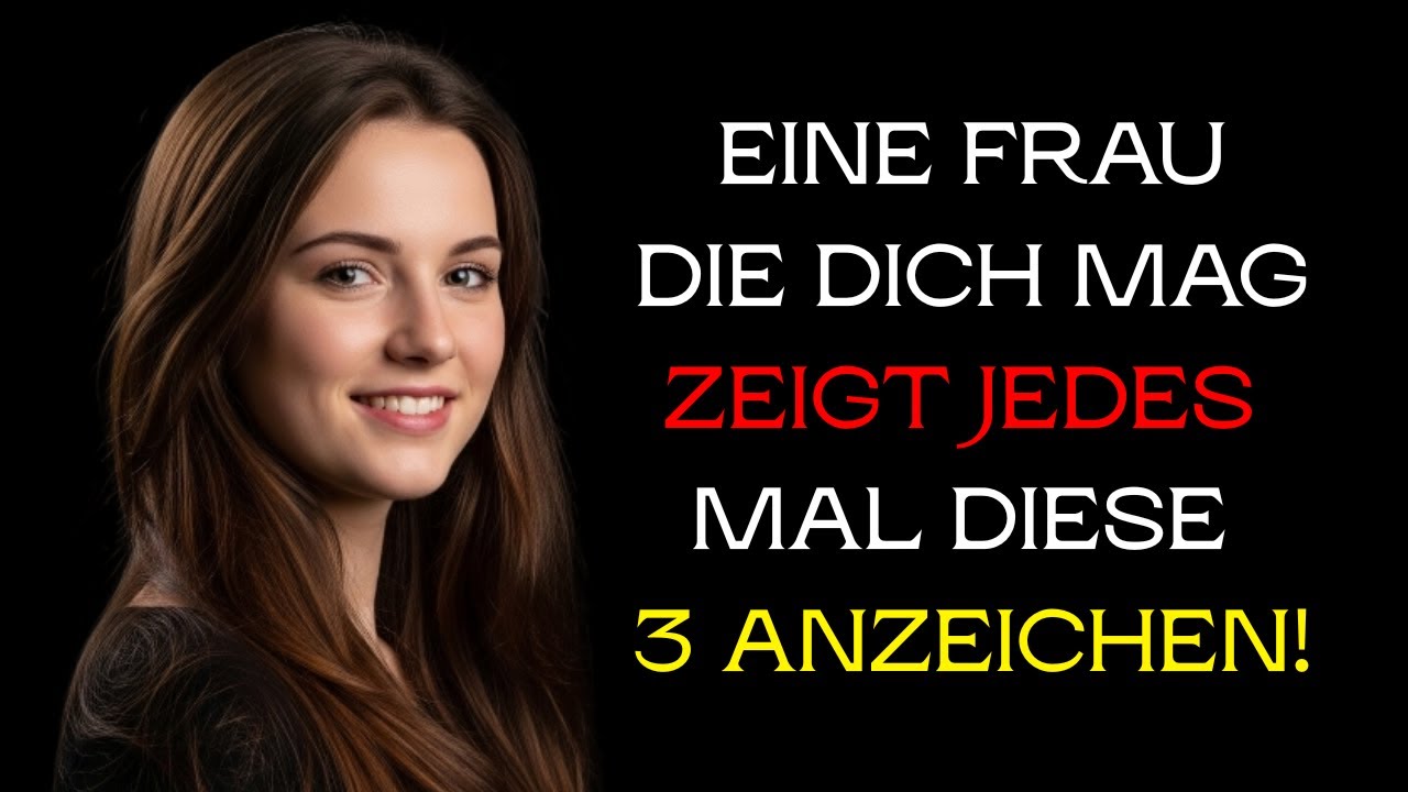 Eine Frau, die dich mag, zeigt dir jedes Mal diese 5 Zeichen! | Weibliche Psychologie