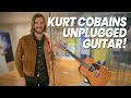 Kurt Cobain’s legendary Martin guitar up close!