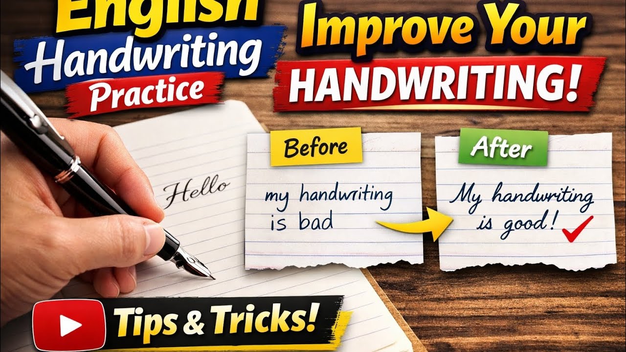 Ugly to Beautiful Handwriting – Daily Challenge! 🔥