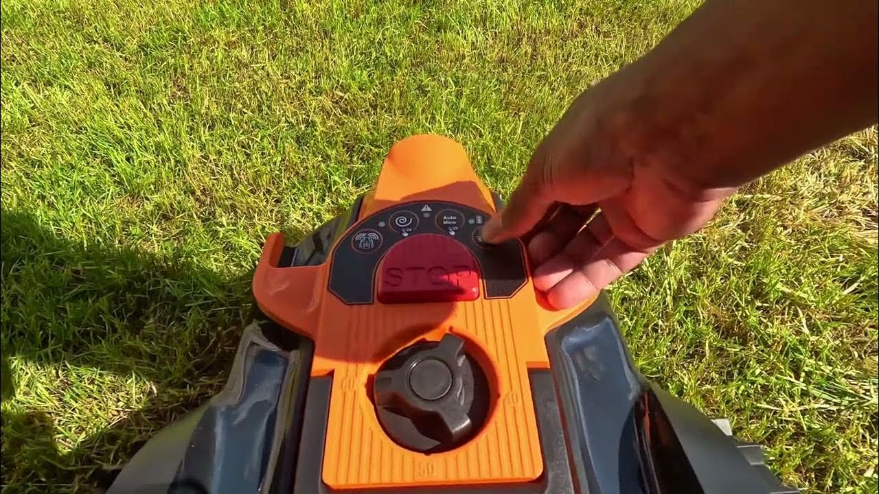 Testing VBRM16 LawnMaster Robot Lawnmower YouTube