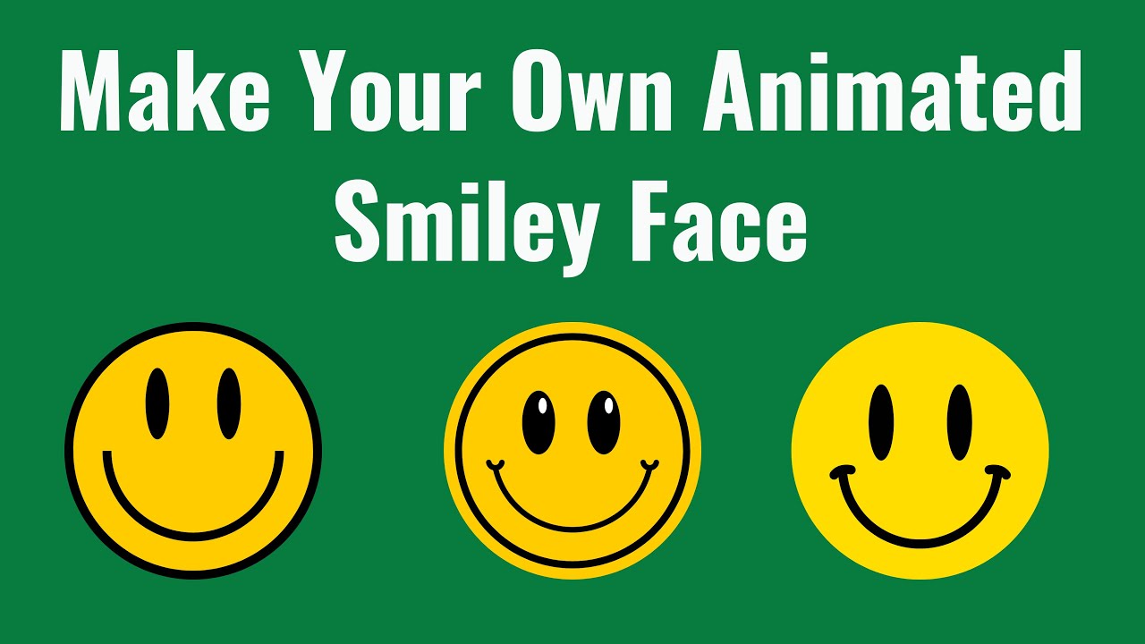 Make Your Own Animated Smiley face Emojis animation In PowerPoint - YouTube