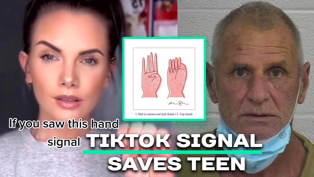TikTok Hand Signal Saves Missing Teen - YouTube