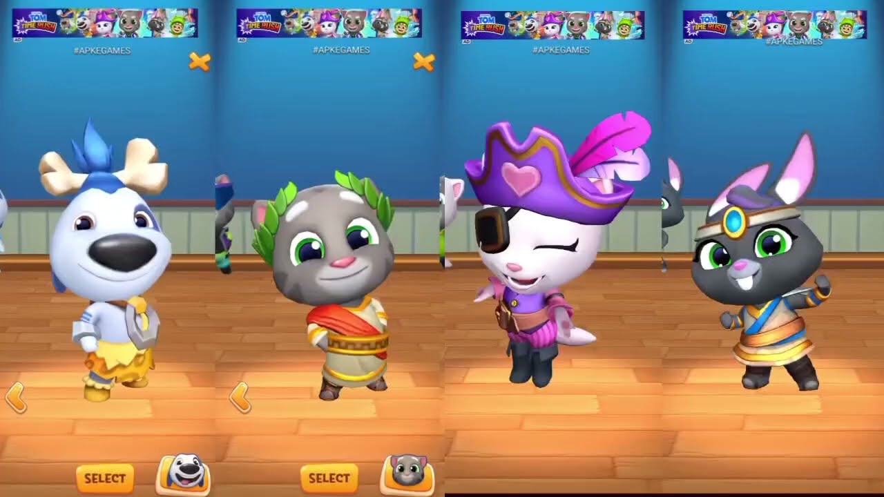 Talking Tom Time Rush Gameplay Android ios 