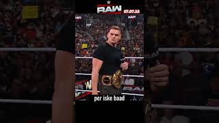7 July ka wwe raw recap #shotrs #prowrestling #bronbreakker #gunther
