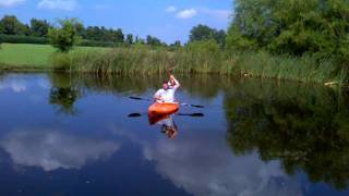 Leaf blower propelled Kayak...