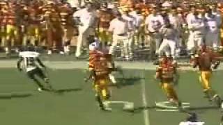 HUGE STIFF ARM!!