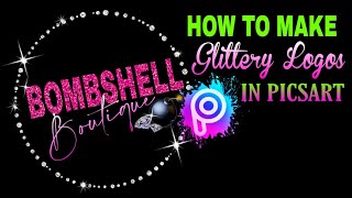 How To Make Glittery Text Logos