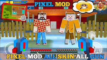 Dark Riddle Mode Menu (All Skin) (All Gun) update New 2023 Pixel Mod