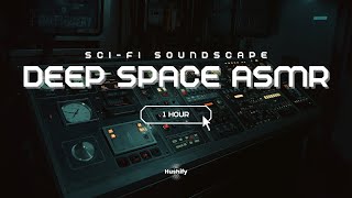 DEEP SPACE STATION ASMR | No Talking | Sci-Fi Control Panel (Looping)